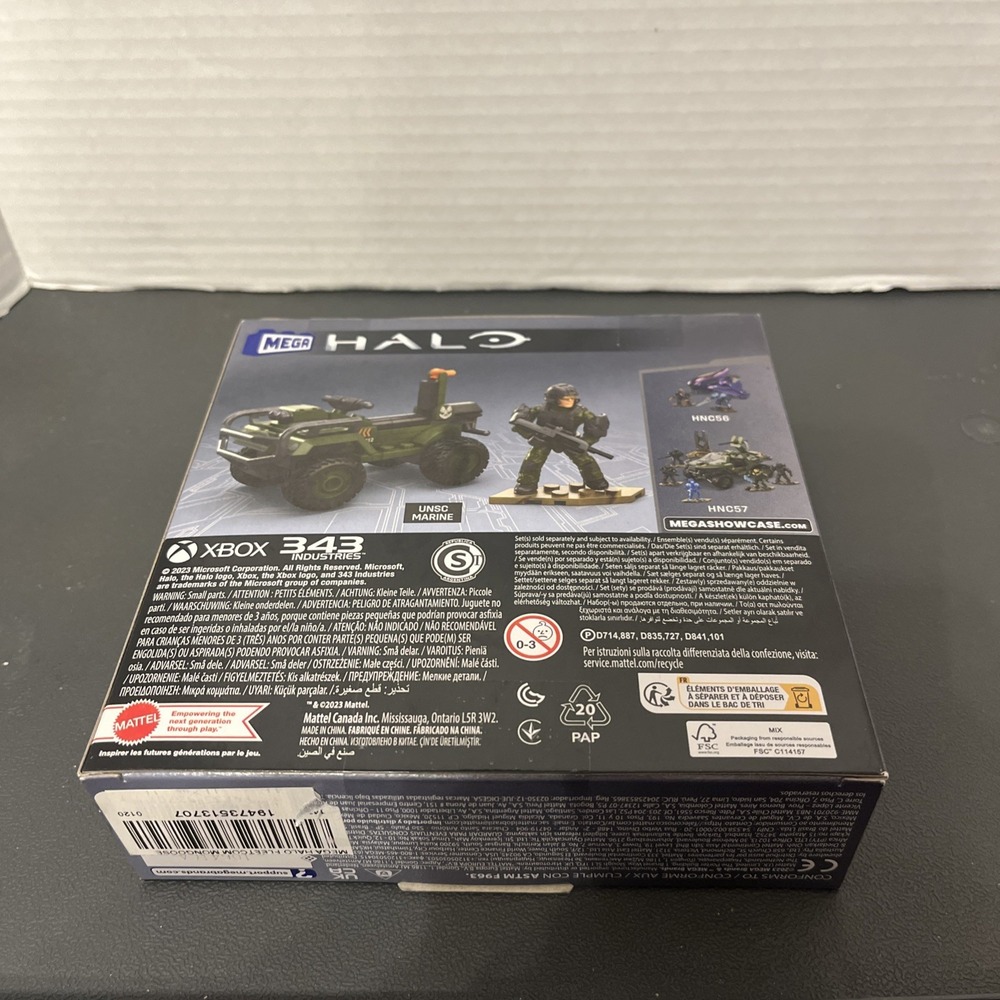 MEGA Brands - HALO FLEETCOM Mongoose Vehicle Building Kit with Micro Action Figu - Picture 5 of 5